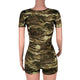 Camo Printed V-neck Short Playsuits #V-Neck #Printed #Camo SA-BLL55588 Women's Clothes and Jumpsuits & Rompers by Sexy Affordable Clothing