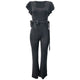 Fashion U Neck Flounce One-piece Jumpsuit #One-Piece #U Neck SA-BLL55509-1 Women's Clothes and Jumpsuits & Rompers by Sexy Affordable Clothing