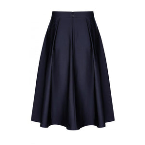 A4 Plus Size A-Line Maxi Skirt #Black #Zipper #A-Line SA-BLL689-5 Women's Clothes and Skirts & Petticoat by Sexy Affordable Clothing