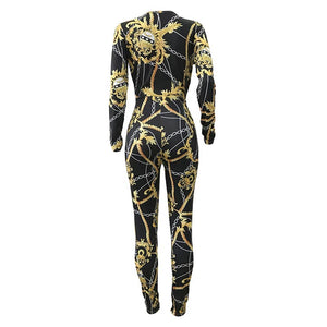 Verona Jumpsuit With Belt #Jumpsuit #V Neck #Long Sleeve SA-BLL55298-2 Women's Clothes and Jumpsuits & Rompers by Sexy Affordable Clothing