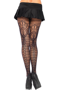 Plume Lace Pantyhose  SA-BLL92243 Leg Wear and Stockings and Pantyhose and Stockings by Sexy Affordable Clothing