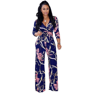 Ciara Jumpsuit #Long Sleeve #V-Neck SA-BLL55487-3 Women's Clothes and Jumpsuits & Rompers by Sexy Affordable Clothing