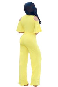 Carmen Jumpsuit #Yellow SA-BLL55322-2 Women's Clothes and Jumpsuits & Rompers by Sexy Affordable Clothing