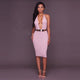 Tommie Blush Plunging V Daring Back Dress #Midi Dress #Dress SA-BLL36179-2 Fashion Dresses and Midi Dress by Sexy Affordable Clothing