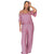 Cold Shoulder Mini Stripe Jumpsuit #Striped #Straps SA-BLL55595-2 Women's Clothes and Jumpsuits & Rompers by Sexy Affordable Clothing