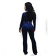 V neck Lady Jumpsuit Without Belt #V Neck #Long Sleeve SA-BLL55386-1 Women's Clothes and Jumpsuits & Rompers by Sexy Affordable Clothing