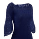 Hollow Out Plain Lace Bell Sleeve Bodycon Dress #Bodycon Dress #Lace Dress SA-BLL2037-1 Fashion Dresses and Bodycon Dresses by Sexy Affordable Clothing