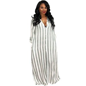 Striped Print Long Cardigan Two Sets With Wide Leg #Cardigan #Two Pieces #Striped #Print SA-BLL282660-1 Sexy Clubwear and Pant Sets by Sexy Affordable Clothing