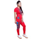 Leanne Dashiki Set -Red #Red #Pant Sets SA-BLL2057-5 Sexy Clubwear and Pant Sets by Sexy Affordable Clothing