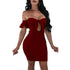 Sexy Sweetheart Bandage Bodycon Dress With Details #Red #Strapless #Bandage