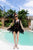 Black Korea Crocheted Beach Cover Smock DressSA-BLL3777-1 Sexy Swimwear and Cover-Ups & Beach Dresses by Sexy Affordable Clothing