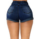 Rolled High Waist Denim Shorts #High Waist #Denim #Short SA-BLL684 Women's Clothes and Jeans by Sexy Affordable Clothing