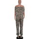 Dew Shoulder Loose Camouflage Printed Jumpsuit #Print #Camouflage SA-BLL55570 Women's Clothes and Jumpsuits & Rompers by Sexy Affordable Clothing