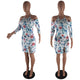 Halter Split Print Dress #Halter #Print #Split SA-BLL282775 Fashion Dresses and Mini Dresses by Sexy Affordable Clothing