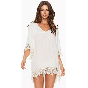 Amanda Cover-Up #White # SA-BLL384940 Sexy Swimwear and Cover-Ups & Beach Dresses by Sexy Affordable Clothing
