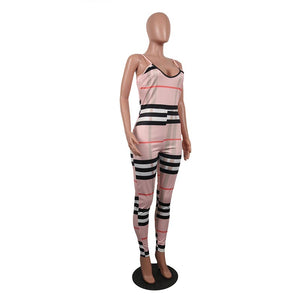 Lattice Straps Colorful Checks Jumpsuit #Straps #Lattice SA-BLL55516-1 Women's Clothes and Jumpsuits & Rompers by Sexy Affordable Clothing