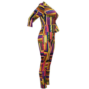 Sexy Graffiti Jumpsuit #Jumpsuit SA-BLL55417 Women's Clothes and Jumpsuits & Rompers by Sexy Affordable Clothing