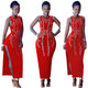 Hole Sleeveless Maxi Dress #Red #Sleeveless #Hole SA-BLL51445-2 Fashion Dresses and Maxi Dresses by Sexy Affordable Clothing