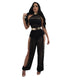 Kiera Mesh Halter Jumper #Black SA-BLL55336-2 Women's Clothes and Jumpsuits & Rompers by Sexy Affordable Clothing