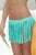 Crisp Cyan Fringe Skirt Cover upSA-BLL38301-1 Women's Clothes and Skirts & Petticoat by Sexy Affordable Clothing