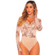 Deep V Neck Women Sexy Club Sequins Bodysuit #Sequins SA-BLL8029-2 Women's Clothes and Bodysuits by Sexy Affordable Clothing