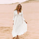 Women's Rayon Lace Cover up Tunic Long Maxi Dress #White # SA-BLL384933 Sexy Swimwear and Cover-Ups & Beach Dresses by Sexy Affordable Clothing