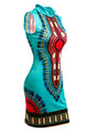 Ethnic Style Round Neck Sleeveless Totem Printed Mini Dress  SA-BLL28072-2 Fashion Dresses and Mini Dresses by Sexy Affordable Clothing