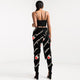 Women Loose Printing Sports Joggers #Black SA-BLL435-2 Women's Clothes and Pants and Shorts by Sexy Affordable Clothing