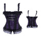 Black/Purple Corset  SA-BLL4248-1 Sexy Lingerie and Corsets and Garters by Sexy Affordable Clothing