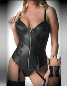 Sexy Leather Corset  SA-BLL6014 Sexy Lingerie and Leather and PVC Lingerie by Sexy Affordable Clothing