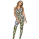 V Neck Sleeveless Print Jumpsuits #Jumpsuit #V Neck #Sleeveless #Printed SA-BLL55439 Women's Clothes and Jumpsuits & Rompers by Sexy Affordable Clothing