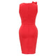Sleeveless Red Ruffles Bodycon Dress #Plus Size #Sleeveless #Ruffles SA-BLL36005 Fashion Dresses and Midi Dress by Sexy Affordable Clothing
