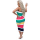 Color Block Mid-Calf Dress #Color Block #Mid-Calf SA-BLL51173-2 Fashion Dresses and Maxi Dresses by Sexy Affordable Clothing