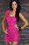 Sexy Rhodo Lace Mini Dress One Shoulder StyleSA-BLL2439-3 Sexy Clubwear and Club Dresses by Sexy Affordable Clothing