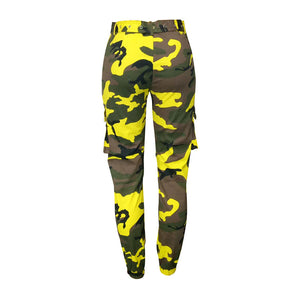 Camouflage Multi-pocket Slim Pants #Camo #Slim SA-BLL700-4 Women's Clothes and Pants and Shorts by Sexy Affordable Clothing