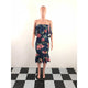 Sexy Strapless Mermaid Flower Printed Dress #Strapless #Printed #Mermaid SA-BLL36242 Fashion Dresses and Midi Dress by Sexy Affordable Clothing