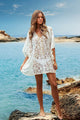 Sexy V Neck Beach Kaftan Dress  SA-BLL38217 Sexy Swimwear and Cover-Ups & Beach Dresses by Sexy Affordable Clothing
