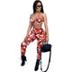 Ultra Camo Pants Set (Orange) #Halter #Two Piece #Camo SA-BLL282531-1 Sexy Clubwear and Pant Sets by Sexy Affordable Clothing