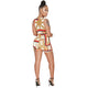 Chloe Halter Tropical Print Romper #Halter #Print SA-BLL55475-1 Women's Clothes and Jumpsuits & Rompers by Sexy Affordable Clothing