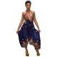 Printed Bohemian Goddess Jumpsuit (Navy Blue) #Printed #Straps #Bohemian SA-BLL55584-5 Women's Clothes and Jumpsuits & Rompers by Sexy Affordable Clothing