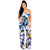 Flower Print Jumpsuit With Irregular Shoulders #Print #Irregular SA-BLL55527-2 Women's Clothes and Jumpsuits & Rompers by Sexy Affordable Clothing