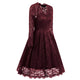 V-neck Lace Evening Dress #Red #Lace Dress SA-BLL36126-4 Fashion Dresses and Evening Dress by Sexy Affordable Clothing