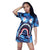 Women's Lady Short Sleeve Print Party T-shirt Dress #Short Sleeve #Printed SA-BLL282454 Fashion Dresses and Mini Dresses by Sexy Affordable Clothing