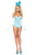 Blue Sexy Bunny Costume  SA-BLL15236-2 Sexy Costumes and Bunny and Cats by Sexy Affordable Clothing