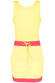 Sleeveless Stitching Bow Mini Dress  SA-BLL28203-3 Fashion Dresses and Mini Dresses by Sexy Affordable Clothing