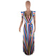 Ruffled Colorful Striped Princess Maxi Dress #Striped #Ruffled #Colorful SA-BLL51448 Fashion Dresses and Maxi Dresses by Sexy Affordable Clothing