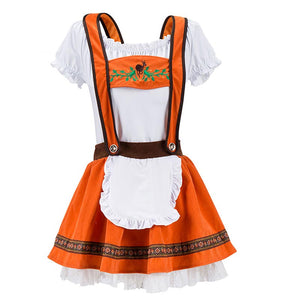 Burnt Orange Ladies Oktoberfest Dress #Orange #Beer Costumes SA-BLL1216 Sexy Costumes and Beer Girl Costumes by Sexy Affordable Clothing