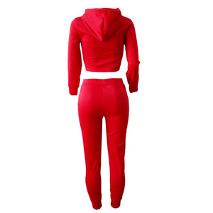Classic Letters Printing Self-Cultivation Tracksuits #Two Piece SA-BLL27683-3 Sexy Clubwear and Pant Sets by Sexy Affordable Clothing