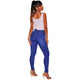 Washing Blue Ripped Knee Hole Jeans #Denim #Hole SA-BLL681 Women's Clothes and Jeans by Sexy Affordable Clothing