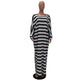 Lazy & Lovely Striped Print Linen Dress #Striped #Print SA-BLL51475-3 Fashion Dresses and Maxi Dresses by Sexy Affordable Clothing